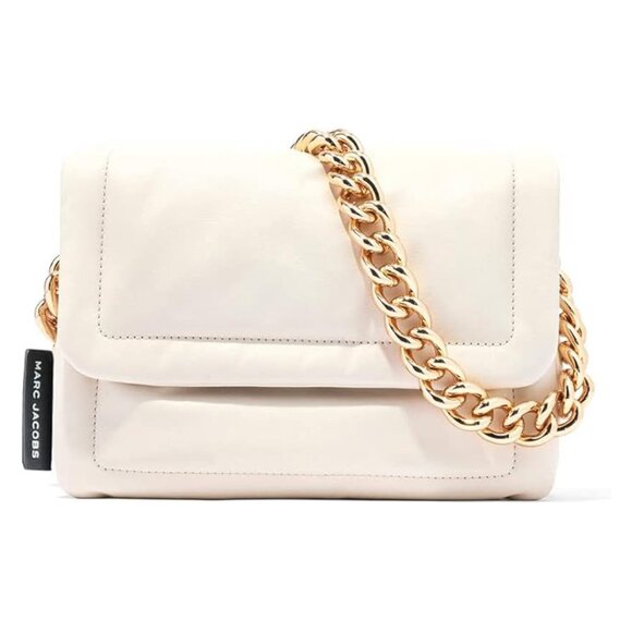 Marc Jacobs Pillow Leather Shoulder Bag - Marshmallow